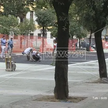 Cosenza, una nuova piazza in occasione dell'apertura delle scuole