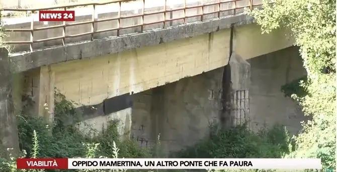 Un altro ponte chiuso ai mezzi pesanti, pericolo a Oppido Mamertina