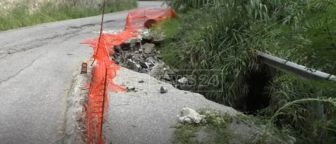 Strada crollata tra Rizziconi e Palmi, dopo quattro anni nulla è cambiato