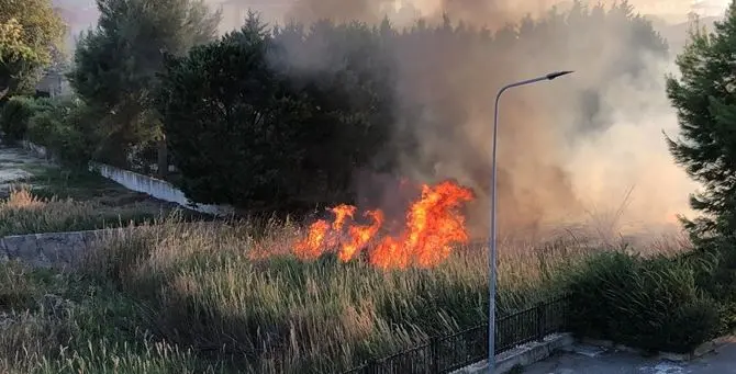 Crotone, paura nella periferia sud per alcuni incendi