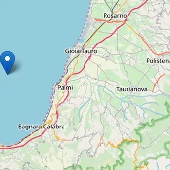 Terremoto al largo di Palmi, scossa 4.2 avvertita nel Reggino e Vibonese