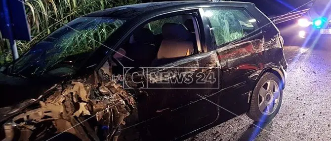 Catanzaro, violento impatto sulla statale 280: un ferito