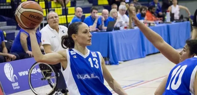 Ilaria d'Anna: campionessa di basket anche in carrozzina