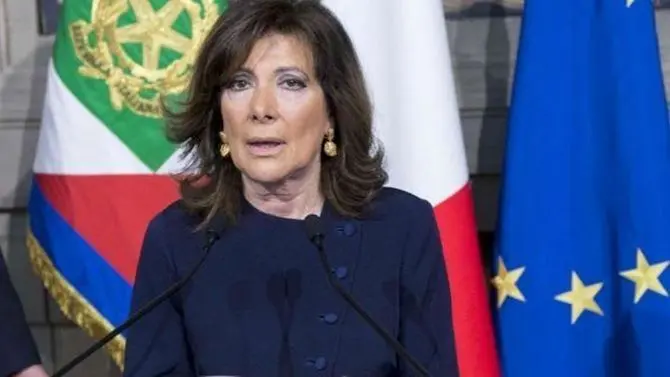 Il presidente del Senato Maria Elisabetta Casellati domani in Calabria