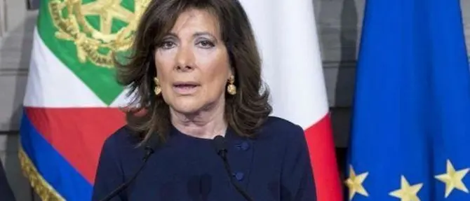 Il presidente del Senato Maria Elisabetta Casellati domani in Calabria