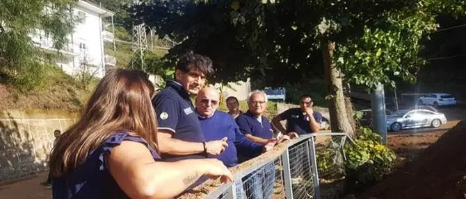 Maltempo nel Vibonese, il governatore Oliverio a Polia e Monterosso