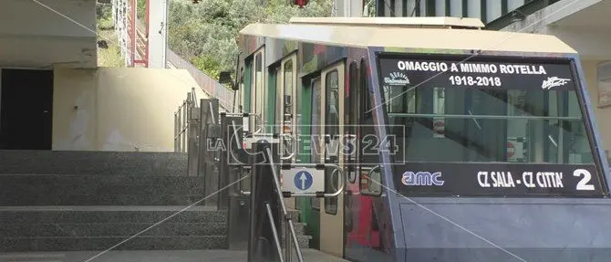 Catanzaro, chiusa la funicolare: la riapertura prevista a gennaio