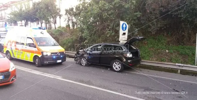 Doppio incidente a Rende, coinvolte diverse auto