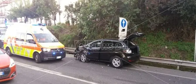 Doppio incidente a Rende, coinvolte diverse auto