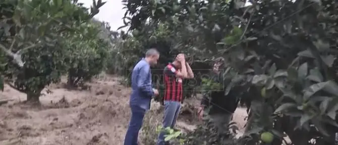 Il dolore di papà Angelo sul luogo del ritrovamento del piccolo Nicolò