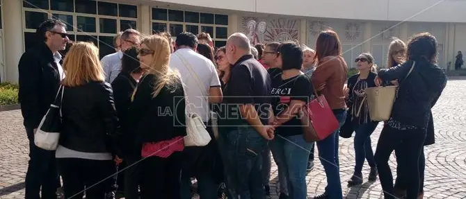 Tirocinanti della giustizia in protesta alla Cittadella regionale