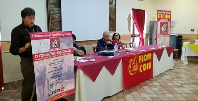 Fiom Cgil, Covello confermato segretario regionale: «Una regia nazionale per la Calabria»