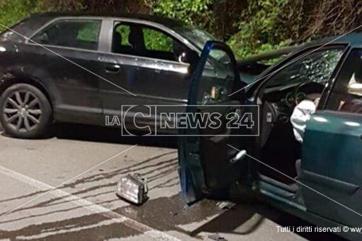 Incidente a Catanzaro, scontro tra due auto a Piterà
