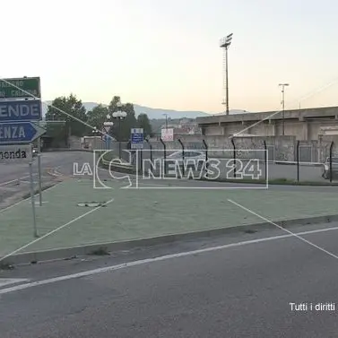 Rende, slittano i lavori per la rotatoria sulla statale 107