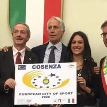 Cosenza città europea dello sport, cerimonia ufficiale a Roma