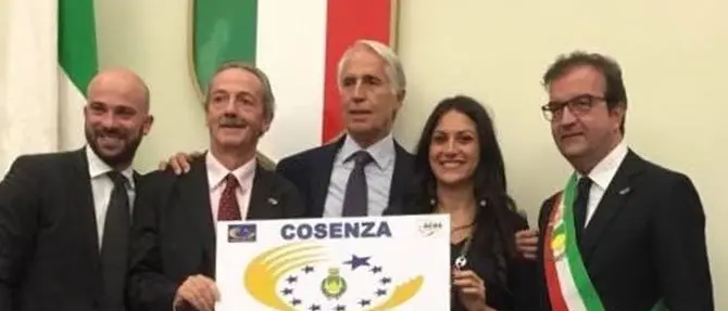 Cosenza città europea dello sport, cerimonia ufficiale a Roma