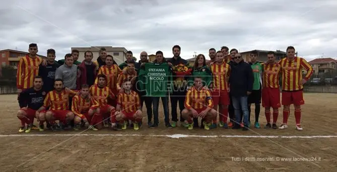 Dal mondo del calcio ancora un omaggio a Stefania, Christian e Nicolò