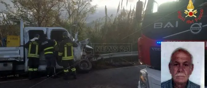 Impatto fatale sulla statale 18: un uomo perde la vita