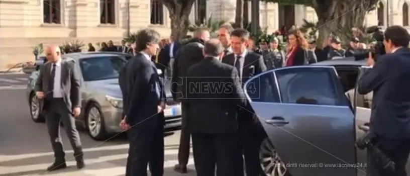 Il presidente del Consiglio Giuseppe Conte ricevuto dal Prefetto di Reggio Calabria