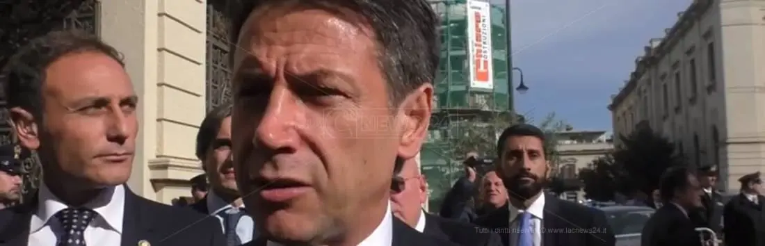 Conte a Reggio: «La Calabria una regione sofferente, porto la solidarietà del Governo»