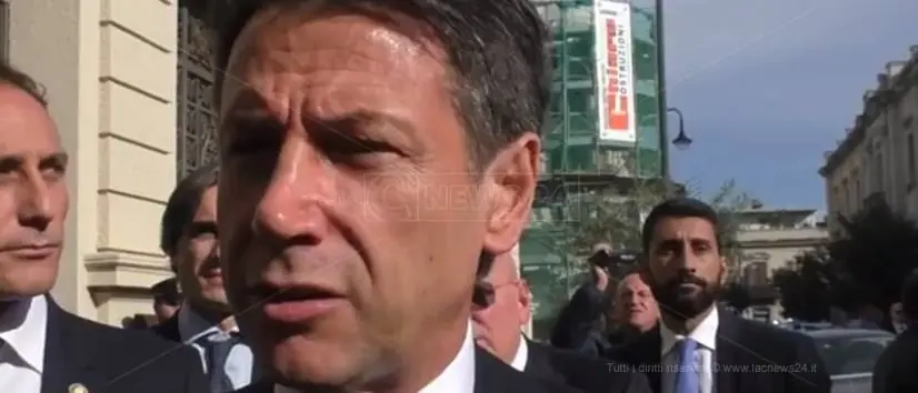 Conte a Reggio: «La Calabria una regione sofferente, porto la solidarietà del Governo»