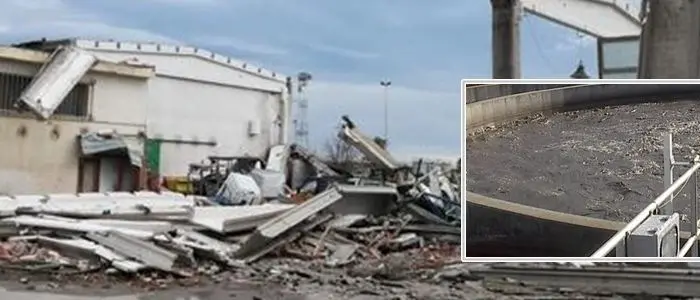 Depuratore in tilt per la tromba d’aria. Su Crotone incombe un disastro ambientale