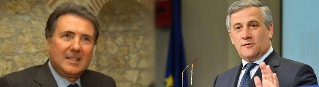 Forza Italia, Tajani rassicura Aiello: «Sulla presidenza della Regione nessuna decisione»