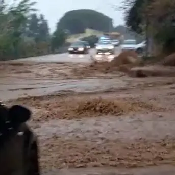 Il maltempo sferza la Calabria, allagamenti e disagi a Palmi