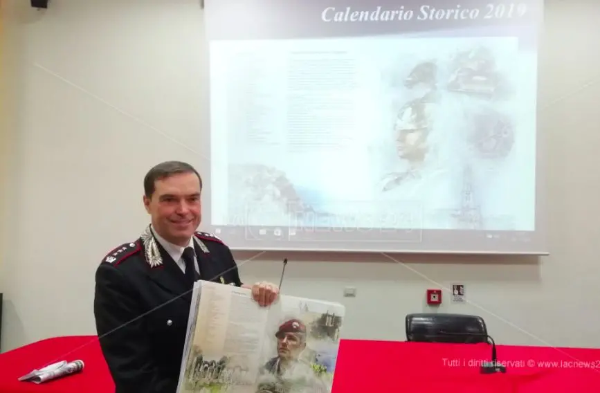 L'Arma dei Carabinieri presenta il calendario 2019