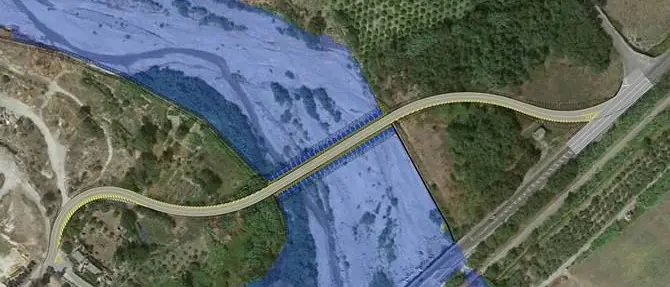 Ponte Allaro, al via i lavori per il percorso alternativo