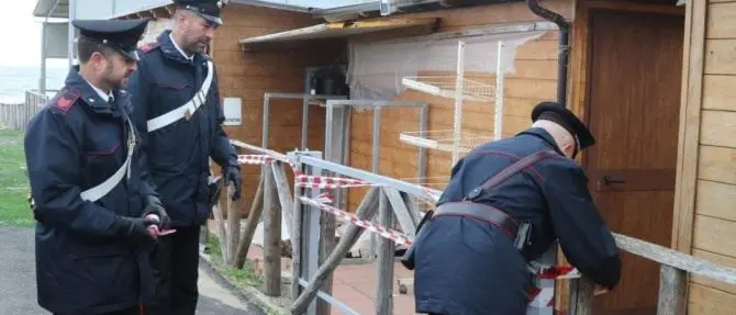 Mandatoriccio, sequestrato uno stabilimento balneare