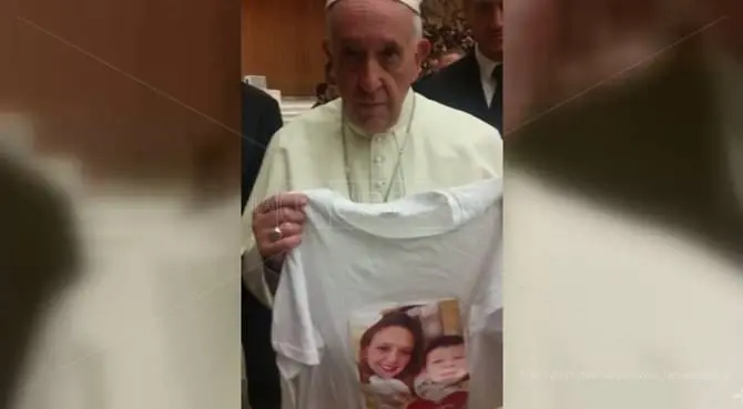 Angelo Frijia da papa Francesco: «Pregate per Stefania e i suoi bambini»