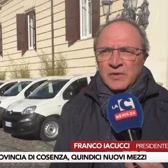 Un parco macchine nuovo per la Provincia di Cosenza