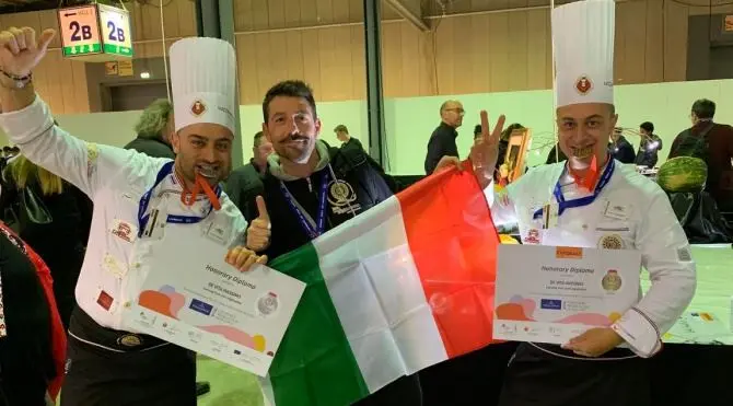 Cucina, due fratelli vibonesi conquistano Lussemburgo con l’intaglio