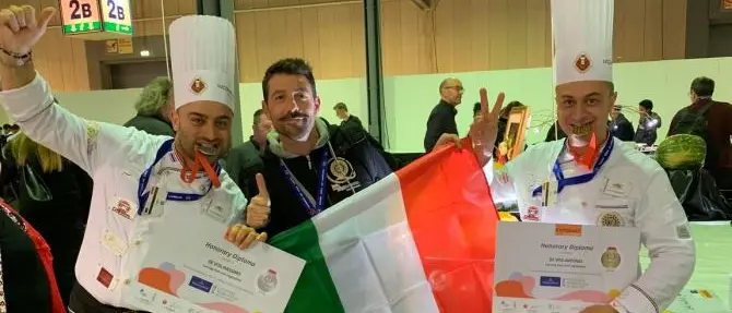 Cucina, due fratelli vibonesi conquistano Lussemburgo con l’intaglio