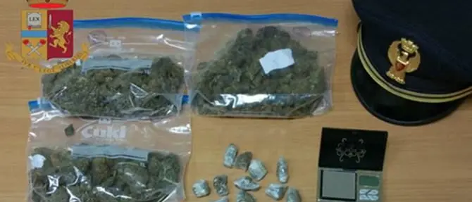 Catanzaro, sorpresi con droga in un b&b: tre arresti