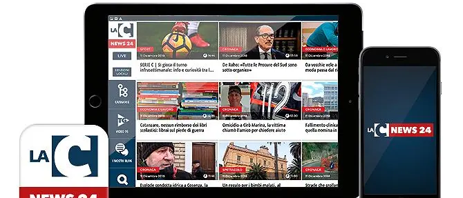 Aggiornata e potenziata: è disponibile la nuova app LaC News24
