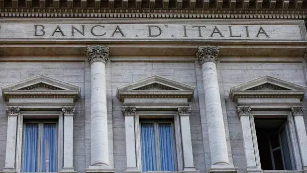 La sede della Banca d\\'Italia, Palazzo Koch, oggi 21 ottobre a Roma. ANSA/ALESSANDRO DI MEO , ANSA