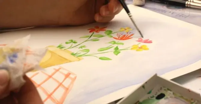 Acqua e colori tra i libri