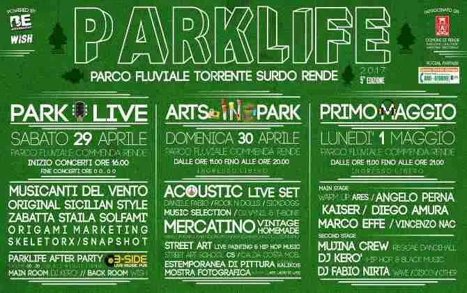 Rende, via alla V edizione di Parklife