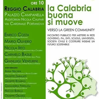 “La Calabria buona si muove”: il ministro Costa a Reggio per costruire una green community