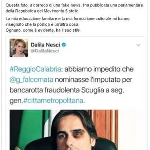 La foto shock di Falcomatà pestato pubblicata da Dalila Nesci