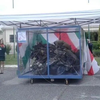 Strage di Capaci, l’auto della scorta di Falcone fa tappa a Vibo