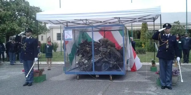 Strage di Capaci, l’auto della scorta di Falcone fa tappa a Vibo
