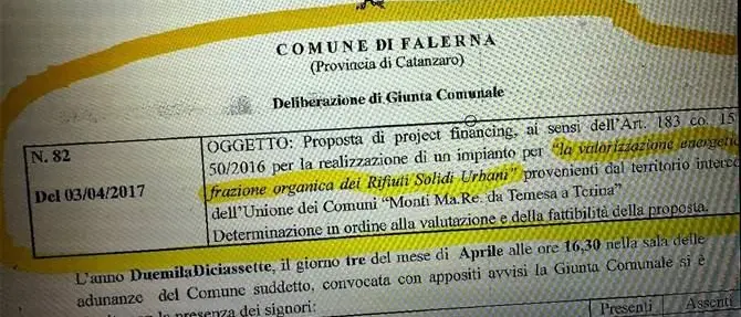 Inceneritore Falerna. I Sindaci, compreso quello di Nocera, dichiarano che non esiste. Verità o imbroglio dialettico?