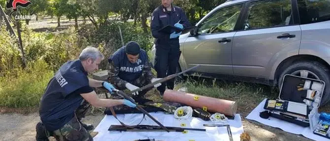 Bovalino: 4500 piante di canapa e armi