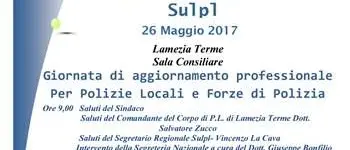 Polizia locale, a Lamezia Corso professionale Sulpl