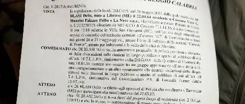 G7 di Taormina, fa discutere il foglio di via inflitto a Delio Di Blasi
