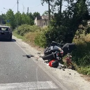 Tamponamento tra Rende e Montalto Uffugo, ferito un centauro