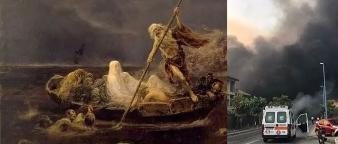 Caronte brucia i dannati calabresi. La nostra terra in braccio a “Maria”
